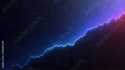 Electric Storm Cloud Formation with Vibrant Blue and Purple Hues.