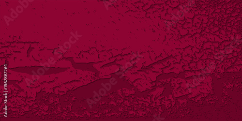 Textured Dark Burgundy and Maroon Abstract Pattern, Topographic Map Style Background.
