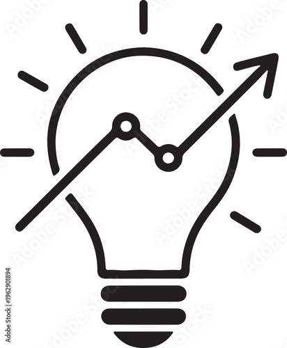 Creative Financial Consulting Concept Icon