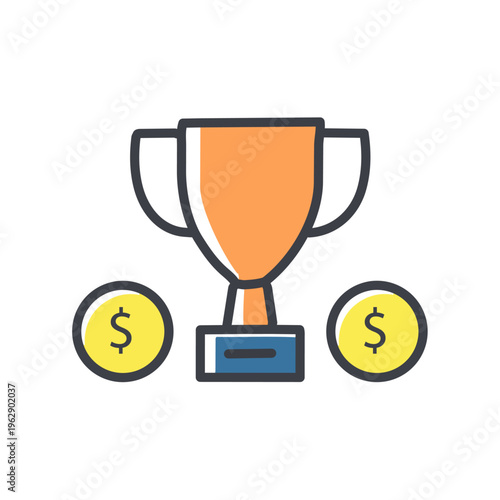 gold trophy cup