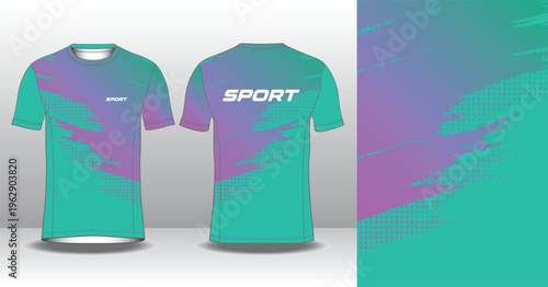 Modern Abstract Sports Jersey Design Template