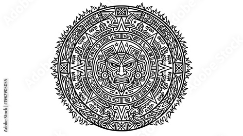 aztec tribal calendar
