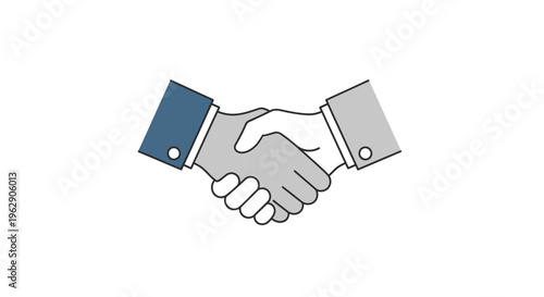 Business Partnership Agreement Handshake Success Collaboration