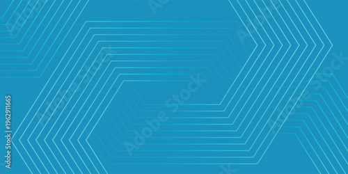 Abstract Cyan Blue Geometric Wireframe Stack Background