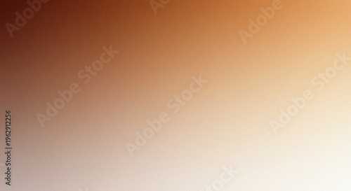 Gradual fade from deep rust to soft creamy beige gradient background illustration