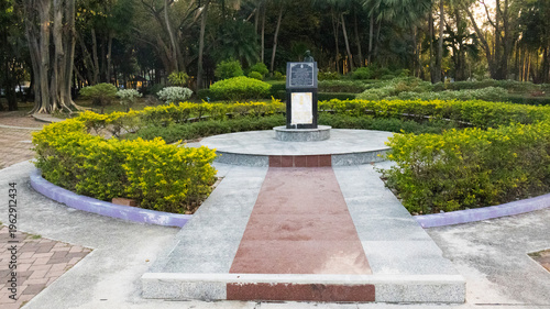 Royal Highness Princess Srinagarindra monument or Princess Mother statues in Somdet Phra Srinagarindra Park or Suan Somdet Ya Public Garden at Pak Kret city on January 11, 2026 in Nonthaburi, Thailand