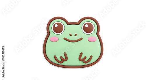Cute Cartoon Frog Charm