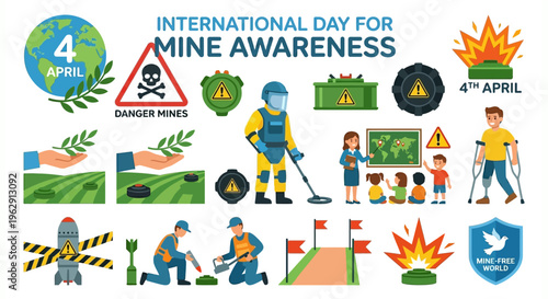 International day for mine awareness and the impact of landmines