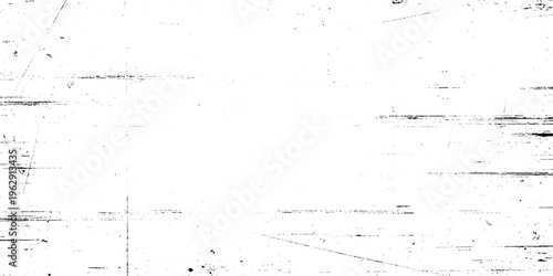 Grunge texture background with black ink splatters and scratches on white paper vector illustration