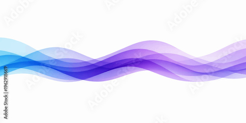 Abstract blue and colorful wave design featuring dynamic flowing lines and a vibrant smoke texture backdrop for a digital art wallpaper illustration