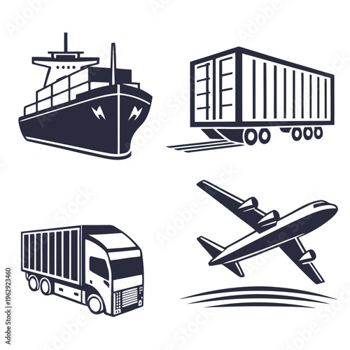 Various modes of transportation