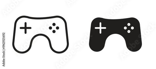 Game controller icon vector design template and illustration EPS10.