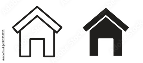 Home icon vector design template and illustration EPS10.