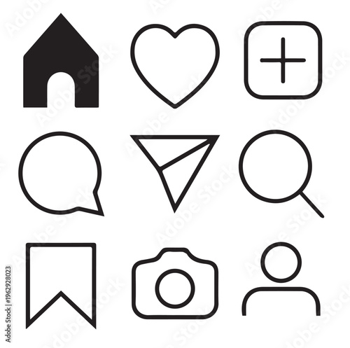 PrintSimple Outline Icon Pack (UI & App Icons)
Modern Line Icons Collection (Minimal Style)
Clean Stroke Social Media Icons Set