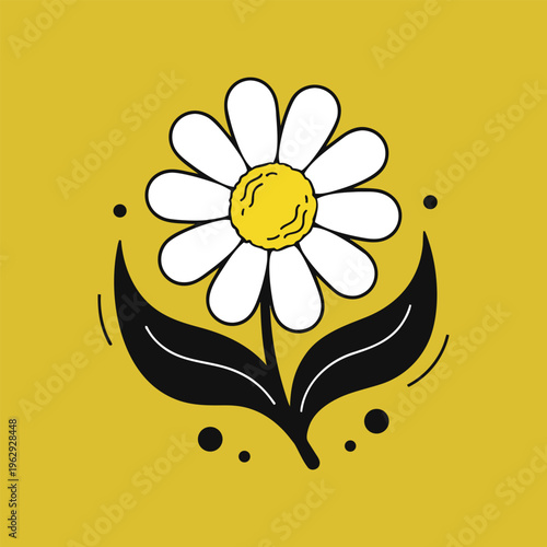 Stylized Flower  Illustration