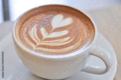 Canvas Print coffee or hot coffee, latte coffee or cappuccino coffee or mocha coffee