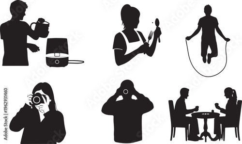 Business professionals using technology for communication and collaboration in modern office settings