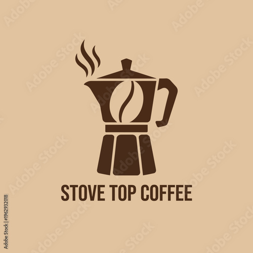 This image showcases a sleek stove top coffee maker, ideal for brewing rich espresso-style coffee at home, embodying both functionality and aesthetic appeal.