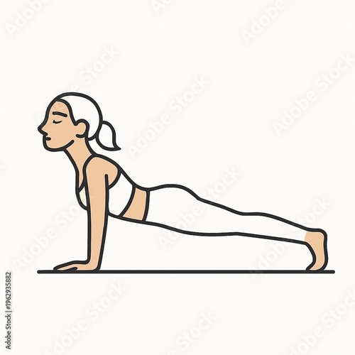 Minimal Line Yoga Pose Icons Set – Meditation, Fitness, Wellness Asanas Collection Vector