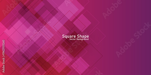 Abstract purple and Pink Square Background