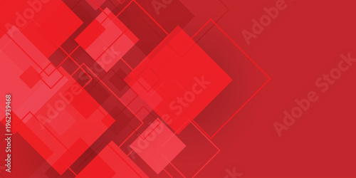 Abstract Red Square background