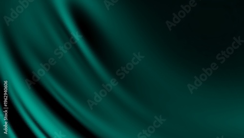 Photos Deep emerald green abstract luxury silk wavy background texture