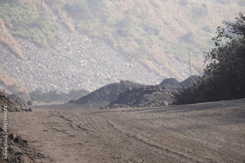 Tableau sur toile Methane gas emission in mining creates explosive, oxygen-displacing environments