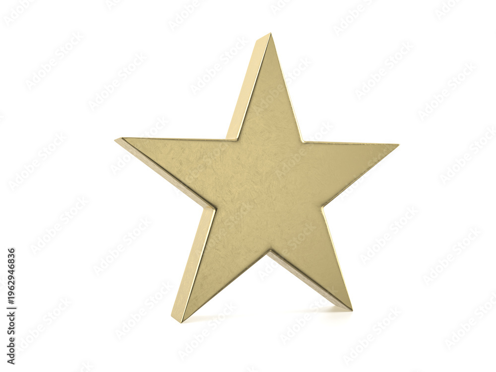 Fototapeta premium Gold star symbol