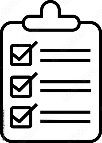 clipboard icon vector illustration