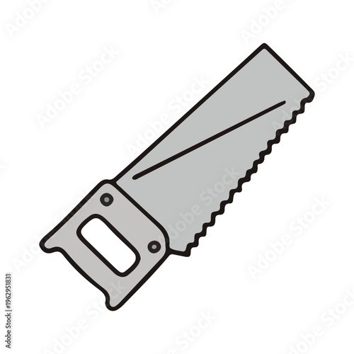 Hand Saw Illustration