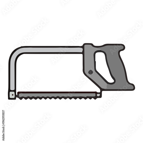 Hacksaw Tool Illustration
