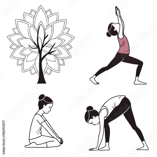 Yoga poses for flexibility and balance