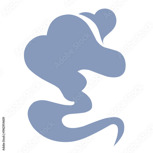 Steam Cloud Vector