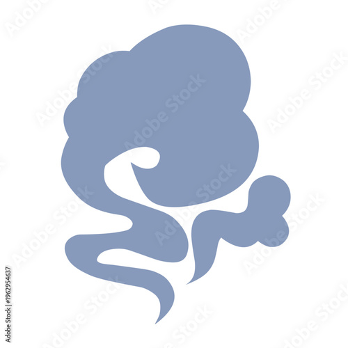 Steam Cloud Vector