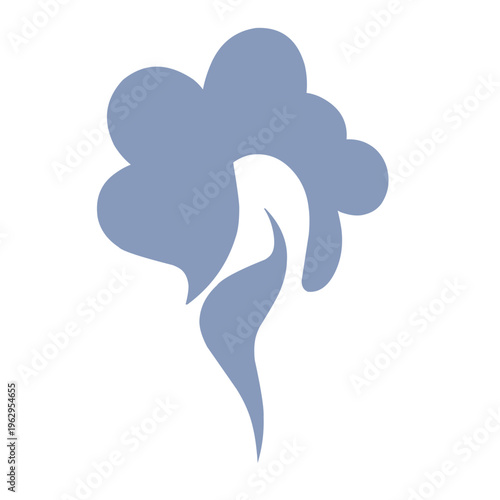 Steam Cloud Vector