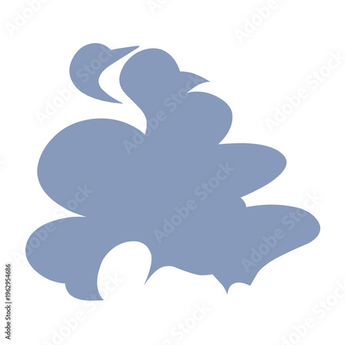 Steam Cloud Vector