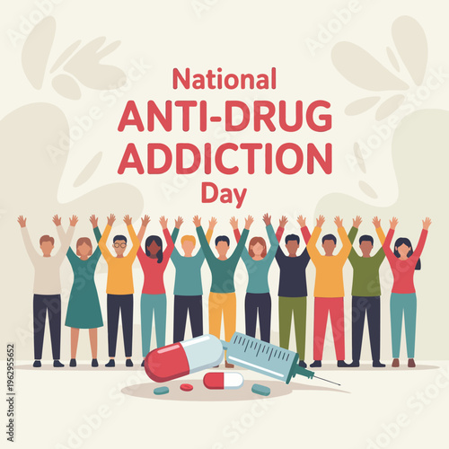 National anti drug addiction day awareness campaign
