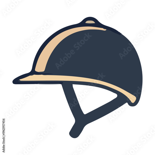 Equestrian Riding Helmet Icon