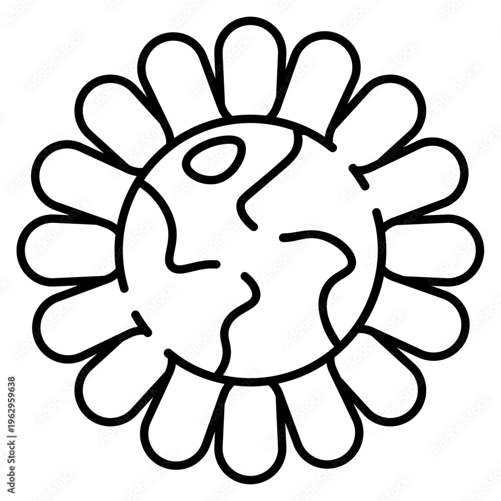 Obraz premium Mother Earth Icon