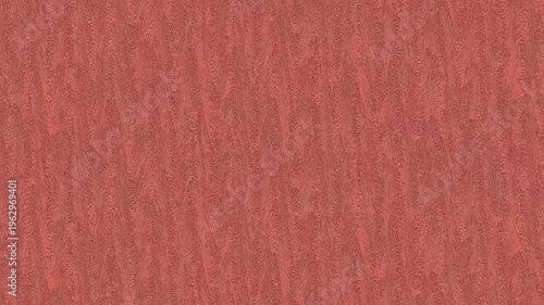 Red terracotta textured background, abstract seamless loop vertical liquid surface or wall stucco motion graphic