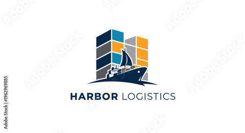 Global Shipping and Logistics Network with Modern Cityscape