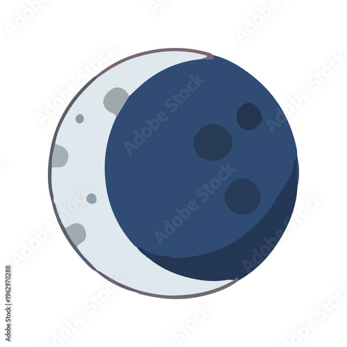 Waning Crescent Moon Icon