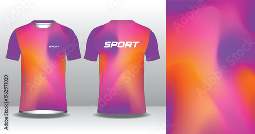 Modern Abstract Sports Jersey Design Template