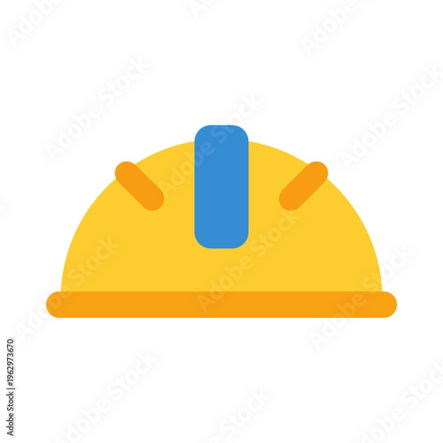 Yellow Hard Hat Icon