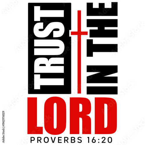 Trust in the Lord, Faith Svg, God Svg, Jesus Svg, Bible Verse Svg