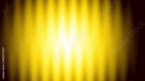 Abstract golden stage lights animation background with vertical glowing rays