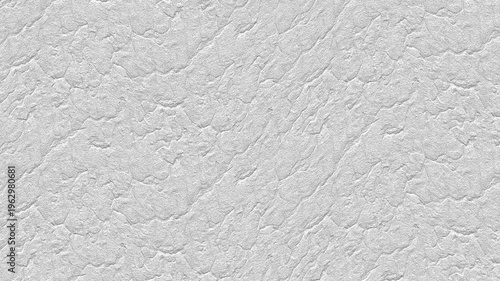 White Textured Plaster Wall Background with Abstract Organic Surface Pattern