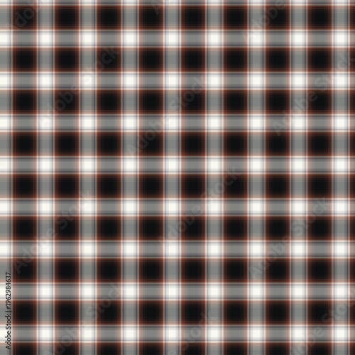 Seamless red and white gingham plaid pattern with a textured cotton fabric finish ideal for a picnic tablecloth or textile backdrop design