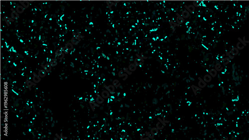 Vector Luminous microbe lights shimmer in complete darkness, glowing with bioluminescence and creates night wonder 