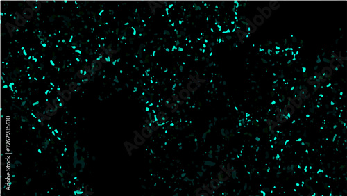 Vector Microscopic cell structure glows with luminescent specks floating and deep dark realm and the science abstract beauty of this universe and this tiny world with ethereal details